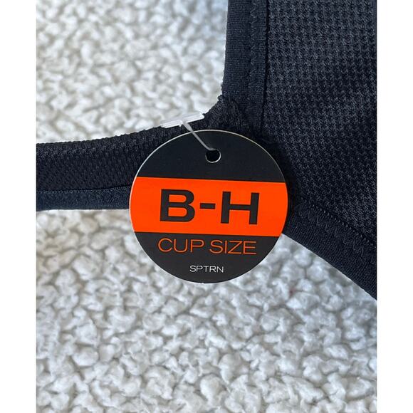 NWT Panache Black Sports Bra US Size 36G Power 5021 Underwire Active Support $79 - Picture 13 of 13